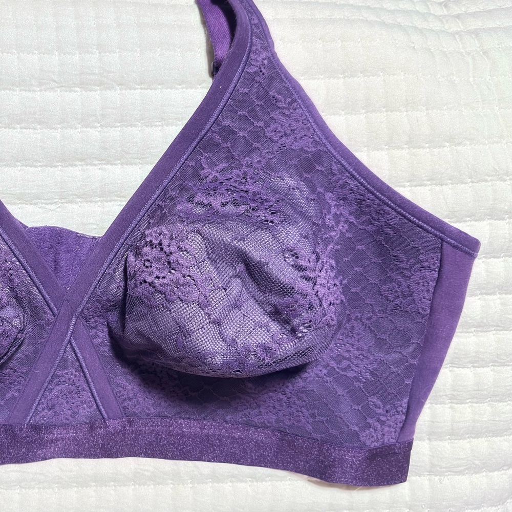 Purple Lace Women's Bra by Lane Bryant Cacique